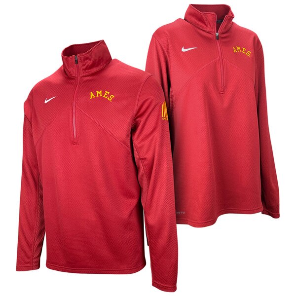 Nike® Vintage 5 Bar Ames Cardinal 1/4 Zip (Commemorative Collection)